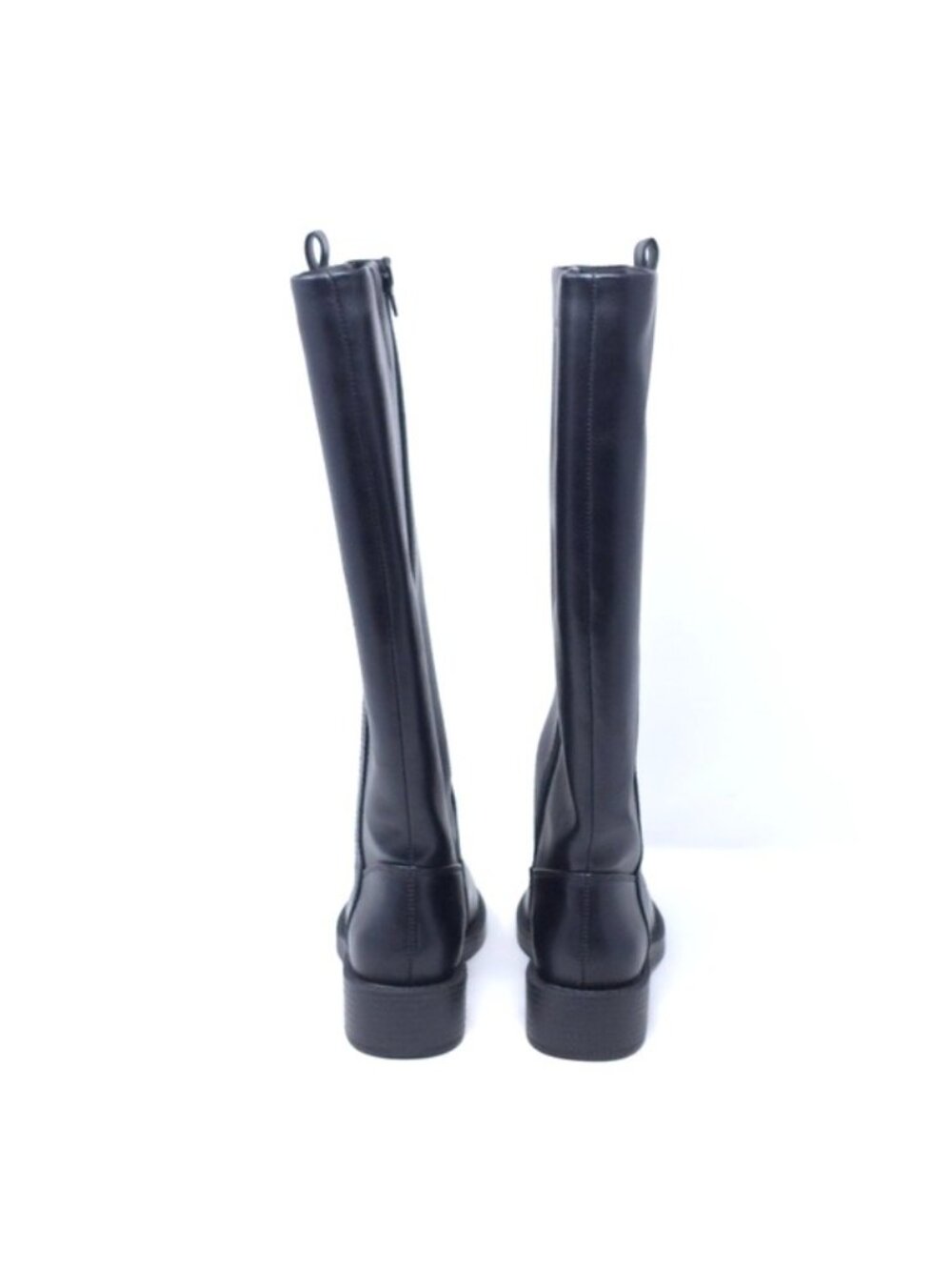 DV Dolce Vita Pennie Wide Calf Knee High Boots Black Faux Leather 5.5W - Picture 4 of 10